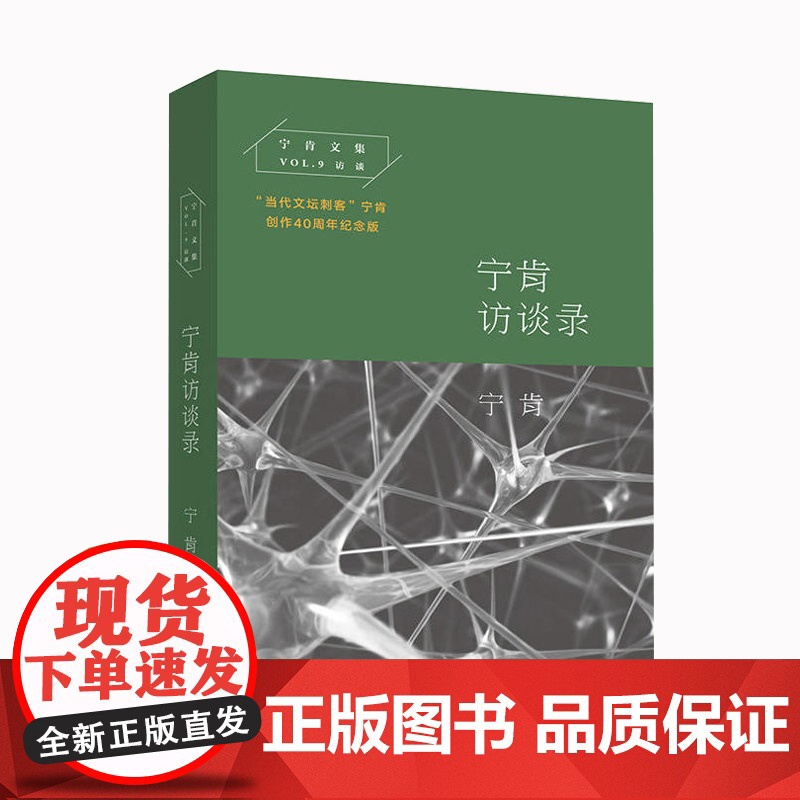宁肯访谈录 宁肯文集 文坛刺客宁肯创作40周年纪念版中国现当代文学作品集青少年读物演讲中关村笔记环形山我的二十世纪蒙面之高清大图