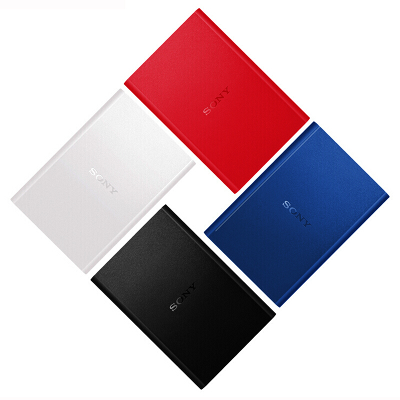 索尼(SONY)HD-B2移动硬盘驱动器 蓝色2.5英寸ABS工程塑料