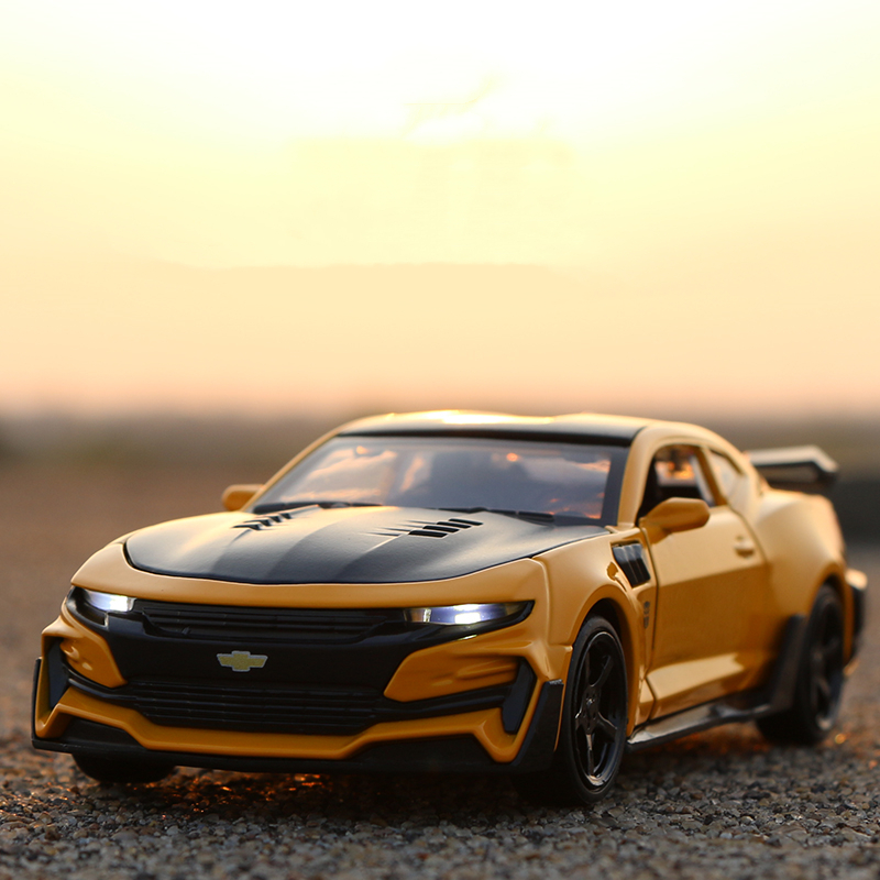 马珂垯大黄蜂跑车合金车模科迈罗金刚变形儿童仿真汽车模型玩具男孩