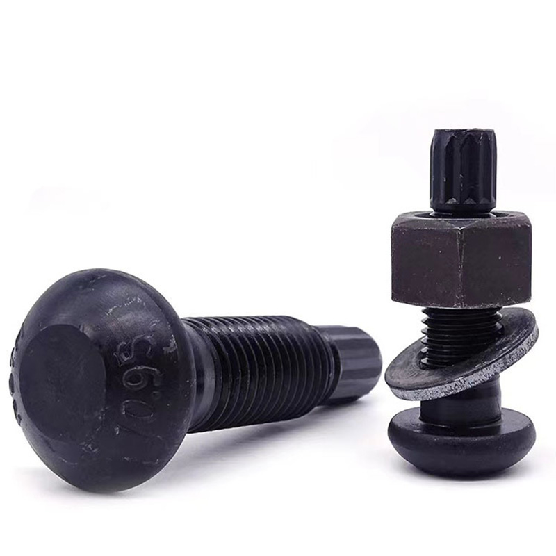 地造天成 QSLS1000 M20/70mm 螺栓（全丝）（计价单位：套）黑色高清大图