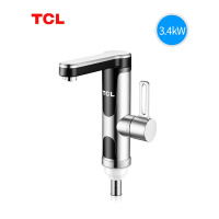 TCL电热水龙头速热即热式加热厨房卫生间热水器水龙头家用小厨宝 3000W银色厨用普通款