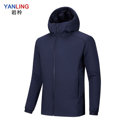岩柃连帽轻便棉服YMSD24939 XXL 夜空蓝