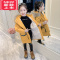 可莉允女童棉服冬季2022年新款加绒加厚羽绒棉袄儿童派克服冬装外套童装