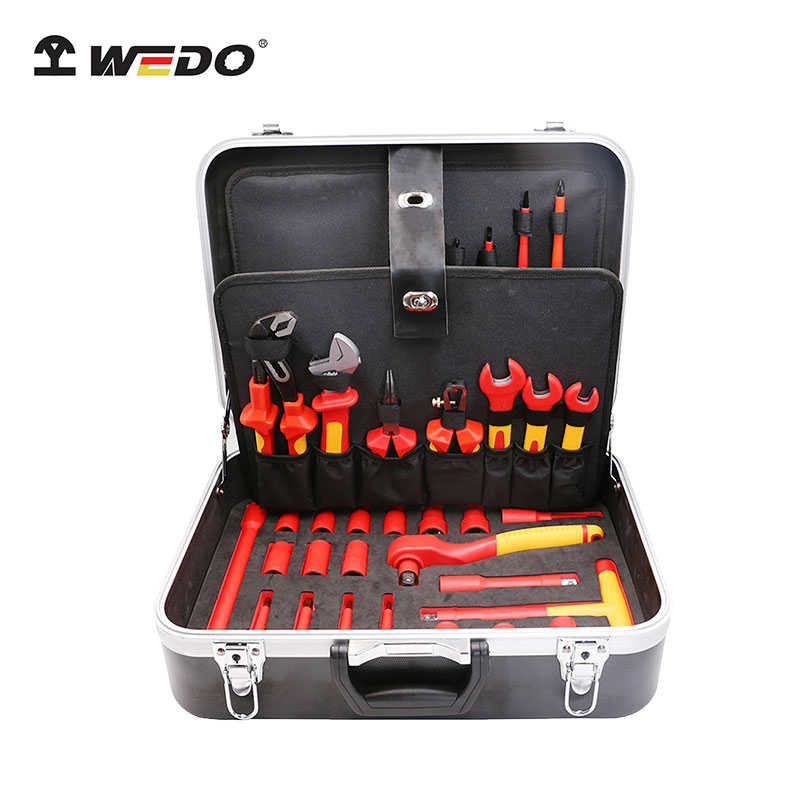 WEDO维度绝缘工具VDE认证工具 42件绝缘组套 VDE1000V 维度工具高清大图