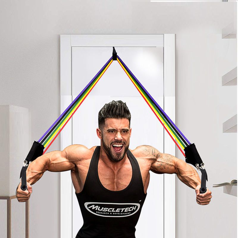 弹力绳健身男弹力带胸肌训练器材拉力带阻力带健身器材家用拉力绳