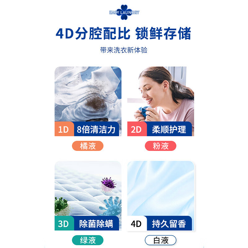 SukGarden蔬果园四效合一幸福四叶草香氛洗衣凝珠(联名系列)10g*30颗/盒