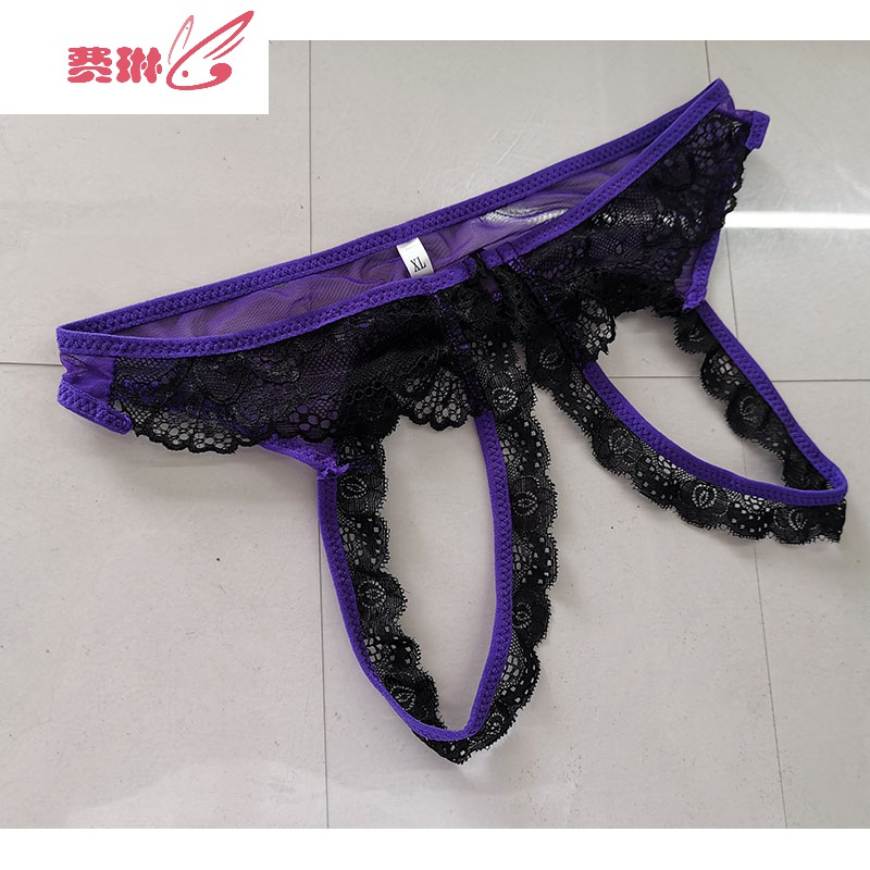 男士内裤情趣生理茎透明情趣内衣男衣服开裆裤直入开档免脱 费琳