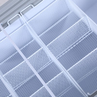 赫强商用冷柜BD/BC-460升1.4米白色冰柜商用卧式推拉门冰柜冷冻冰柜食品冷藏柜雪糕柜水果蔬菜保鲜冷柜