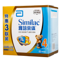 雅培亲体恩美力儿童配方奶粉（3-6岁宝宝适合）4段1200克g（400g*3联包）*2盒