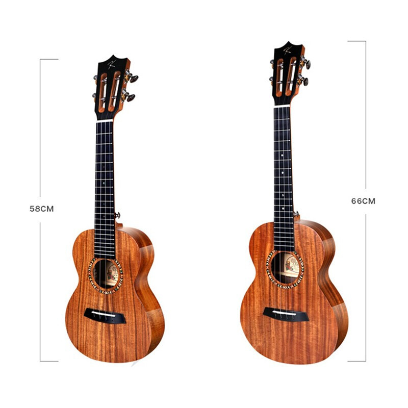 KAKA卡卡 KUC-70D 尤克里里ukulele乌克丽丽23英寸单板升级款相思木迷你小吉他高清大图