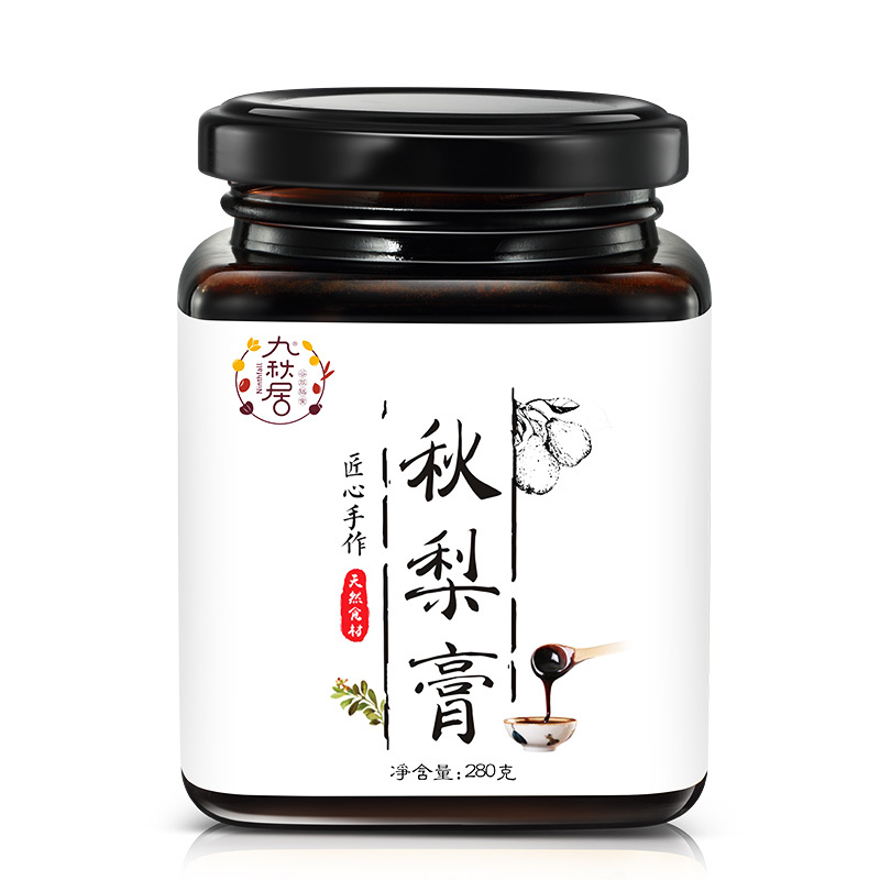 九秋居秋梨膏280g砀山莱阳梨膏正品手工雪梨膏儿童宝宝莱阳慈梨膏