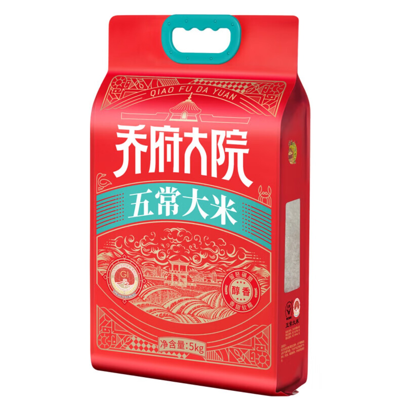 金福乔府大院(QIAOFUDAYUAN) 红金系列 五常大米 东北大米 5kg高清大图