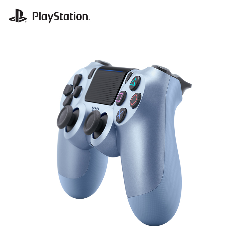 索尼(SONY)PlayStation 4 PS4原装游戏手柄 Pro无线手柄 国行正品 钛金蓝 全新配色