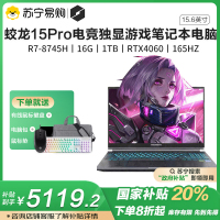机械革命(MECHREVO)蛟龙15pro 游戏本笔记本15.6英寸电脑RTX4060独显学生电竞设计办公商务全能本(R7-8745H 16G 1TB 165HZ )