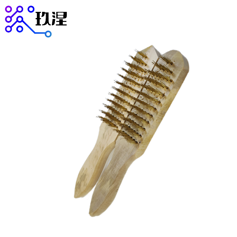 玖涅 钢丝刷 木柄 6行(把)高清大图