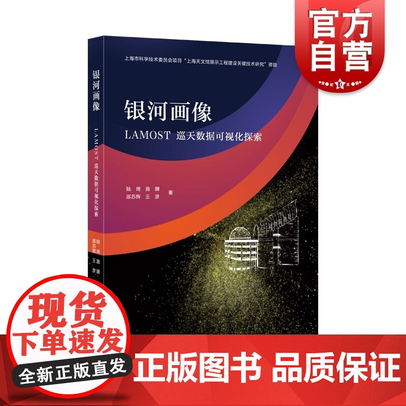 银河画像-LAMOST巡天数据可视化探索 陆琦施韡邵苏辉王彦著天文观测设备LAMOST研究成果数据可视化科普传播展示上海