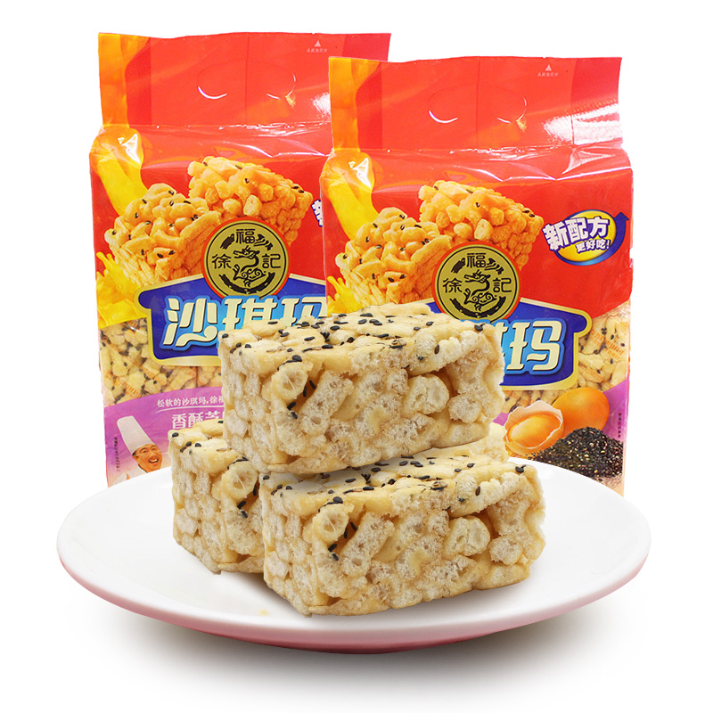 徐福记沙琪玛松软蛋黄味470g