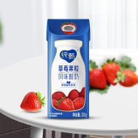 蒙牛 纯甄 常温风味酸牛奶 草莓果粒 200g×10盒