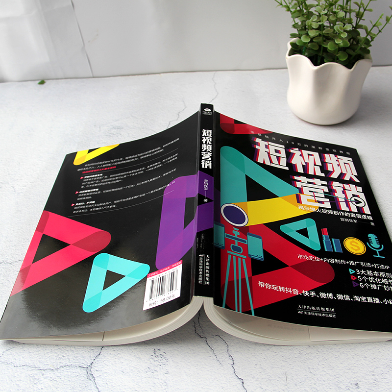 [正版] 短视频营销 揭示视频创作的底层逻辑市场定位内容制作打造IP 创意策划品牌塑造流量教你轻松玩转短视频书籍高清大图