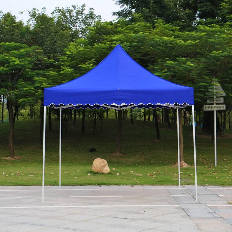 铝合金帐篷伞摆地摊折叠四角脚遮阳棚三折车载11米大伞雨篷