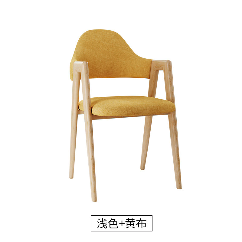 北欧风椅子现代简约学生书桌椅化妆电脑凳子靠背家用北欧餐椅高清大图