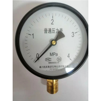 星球 普通压力表YZ100 1.6级100mm -0.1-0.9MPa/只