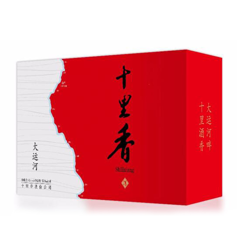 [中华老字号]十里香 40度大运河 500ml*4瓶整箱装 中华老字号浓香型白酒礼品酒 沧州特产