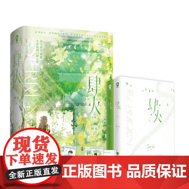 肆火 全2册 树延著口碑代表作青梅竹马告白陷入我们的热恋 青春文学校园言情小说正版图书高清大图