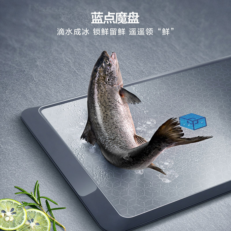 TCL 灵悉C12系列510升大容量十字对开双开门急冷电冰箱 R510C12-U 幻境黑