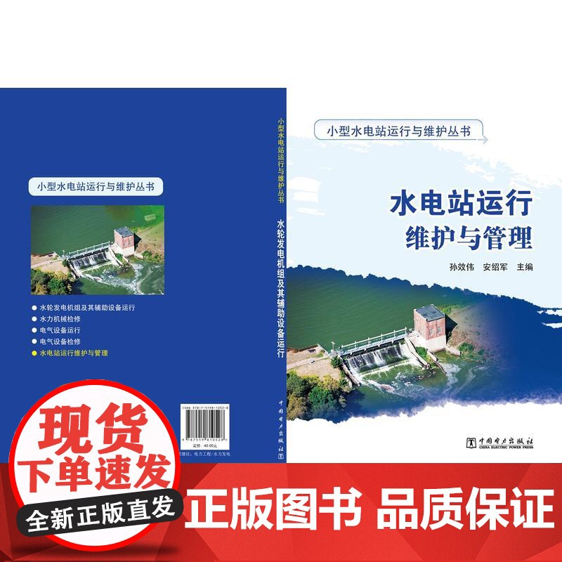 小型水电站运行与维护丛书 水电站运行维护与管理高清大图