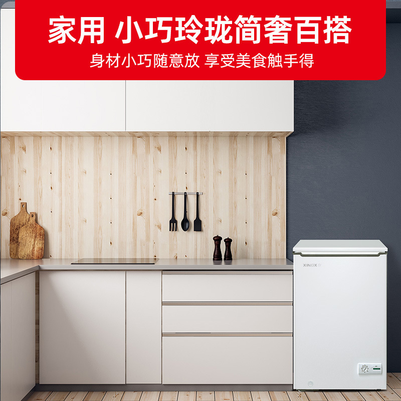 星星(XINGX)140升家用商用减霜净味冰柜 冷藏冷冻转换冷柜 节能顶开冰箱 BD/BC-140JKE