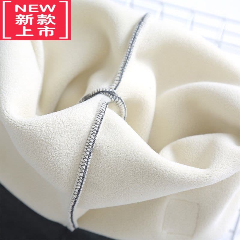 可莉允女童打底裤秋冬款加绒加厚裤子2022新款儿童羊羔绒外穿保暖棉裤保暖裤图片