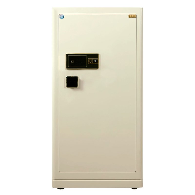 甬康达保险柜 汇福系列 FDG-A10/D-120ZW-MB 家用指纹保险箱 办公全钢智能防盗保管箱米白色指纹密码保险柜高清大图