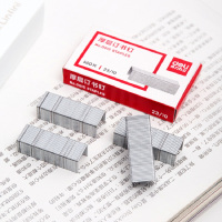 得力 订书钉 0027 银色 500枚/盒 可订40页(盒)