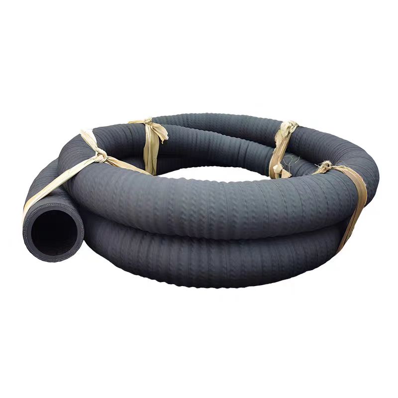 鑫迈凯斯 黑色橡胶钢丝管抽沙管排污管 内径219mm 7米 根高清大图