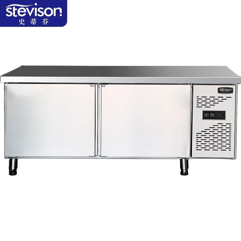史蒂芬(stevison)商用操作台冰柜卧式水吧台厨房285L工作台 长1.2M(全冷藏) XSX300-1C一价无忧图片