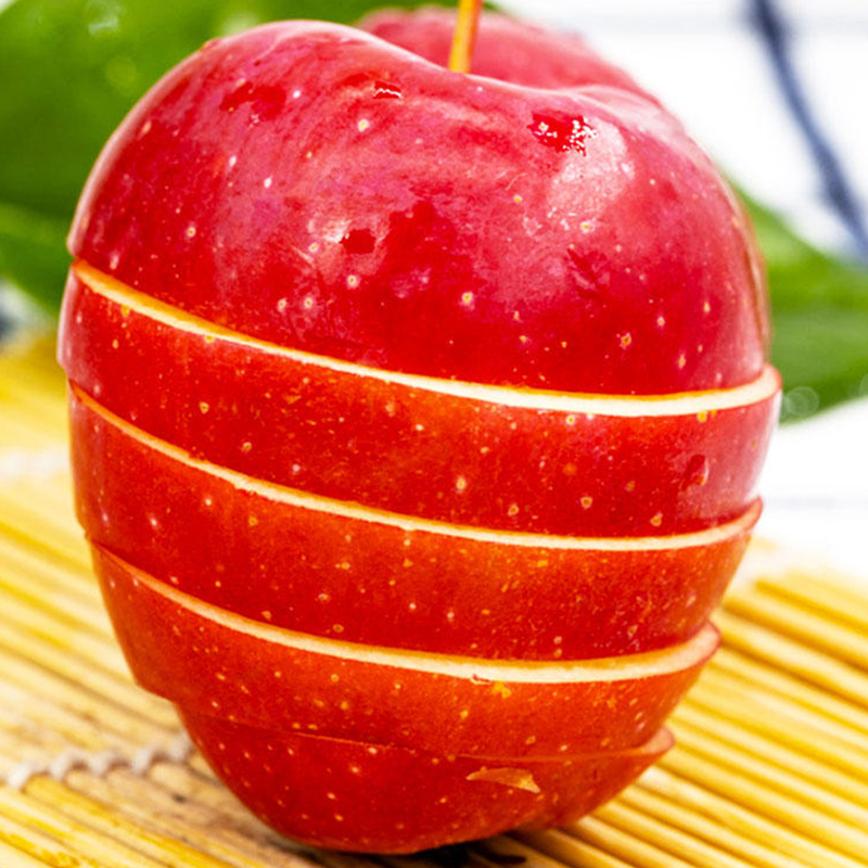 [西沛生鲜]顺丰快递 新疆香槟小苹果 净重4斤 鸡心果新鲜沙果吉林锦绣