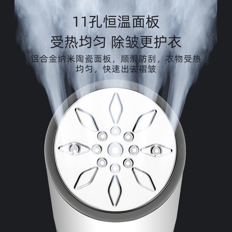 ZNC 英国皇家盾牌挂烫机智能蒸汽加热家用迷你烫衣机小型电熨斗便携式旅行熨烫机 白色高清大图