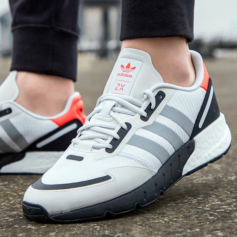 鞋子男阿迪达斯三叶草板鞋夏季新款运动鞋boost减震休闲鞋fy5648