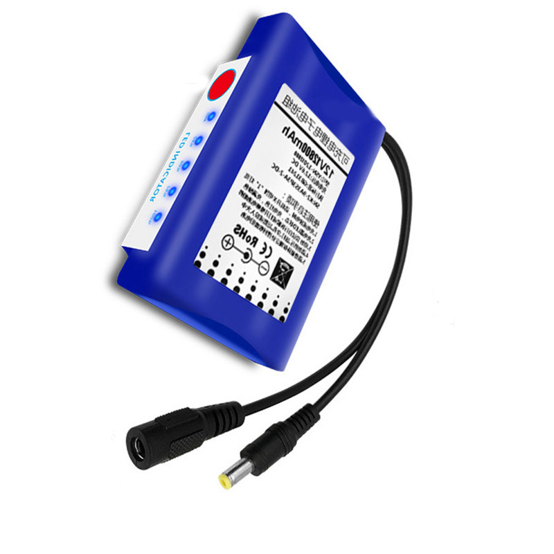 RA12V聚合物锂电池防爆电池大容量12800mah小体积 12V12800mah+电量+充电器