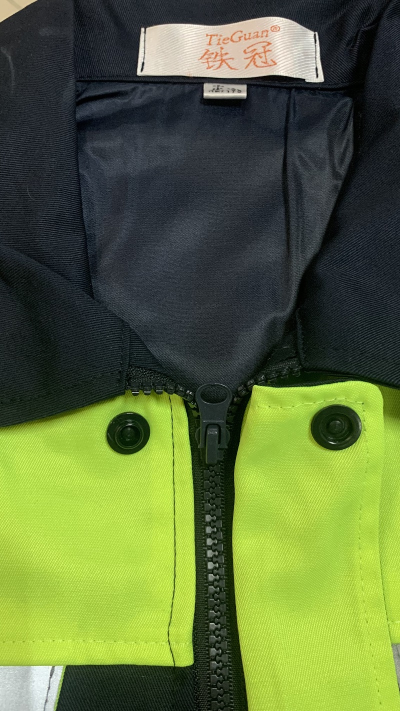 铁冠/荧光黄纯棉夏季工作服/TGFS-51/套高清大图