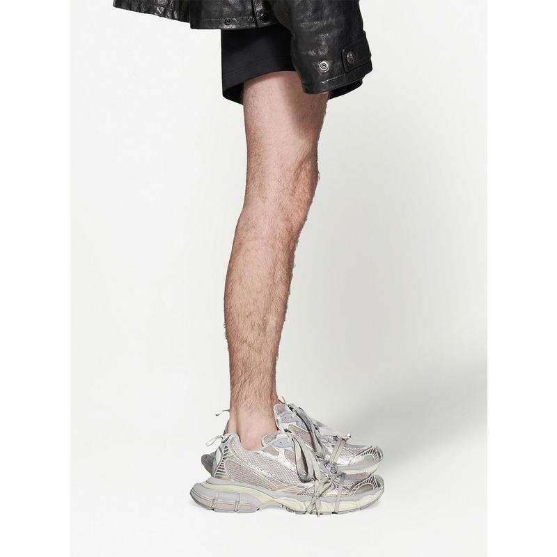 巴黎世家(Balenciaga)男款多色拼接网布加橡胶跑步鞋透气舒适运动