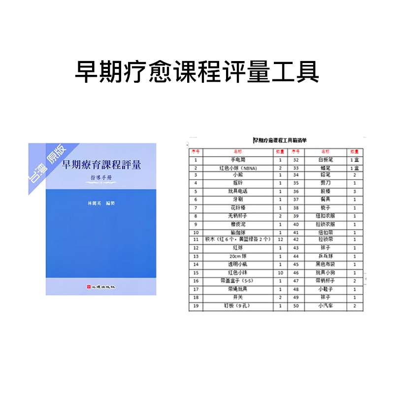尚智慧童SZHT—PSY 早期疗愈课程评定量表工具箱早教教具高清大图