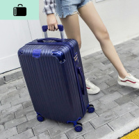 拉杆箱24寸旅行箱28寸密码皮箱包万向轮潮男女网红ins行李箱20寸NEWLAKE 26寸 时尚钻石款/深海蓝