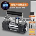 车载充气泵打气泵汽车用小型便携式轿车电动轮胎12V双缸高压气泵 真双60缸机械【纯铜机芯★可打10压】送_788