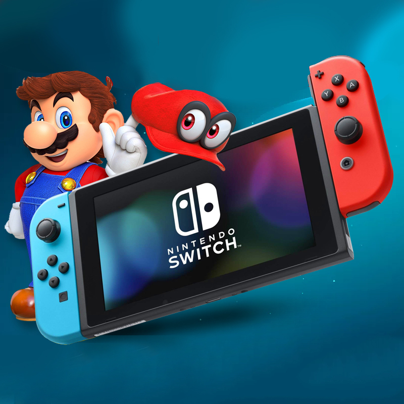 任天堂(Nintendo) Switch 掌上游戏机便携 NS 32GB 日版 红蓝