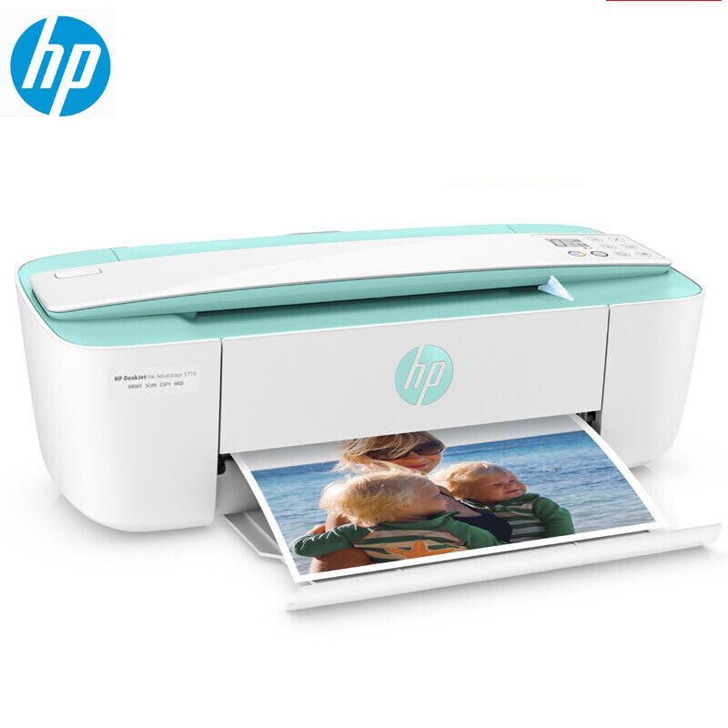 惠普3776打印机家用小型彩色无线扫描手机喷墨复印学生一体机a4套餐二(送礼品)高清大图