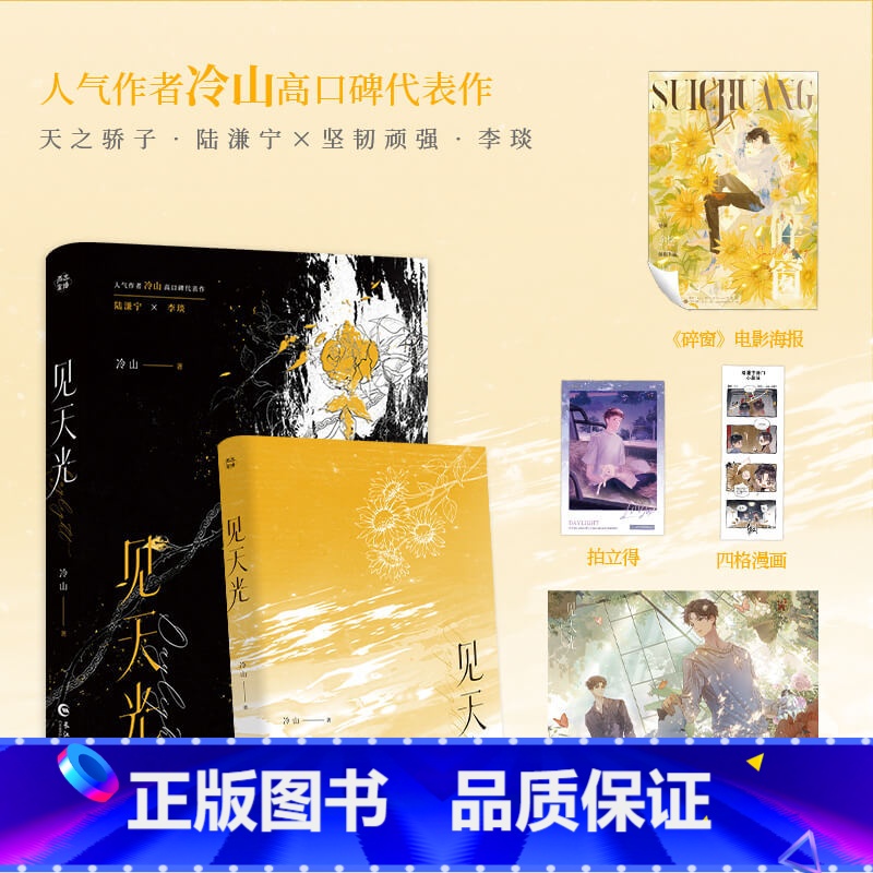 见天光(青春治愈成长小说) [正版]赠海报 漫画卡 拍立得卡见天光 人气作者冷山高口碑代表作 网络原名《暗河长明》双男主