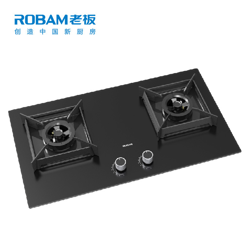 老板(ROBAM)嵌入式家用燃气灶 37B5X (天然气)4.5kW大火力防爆玻璃面板