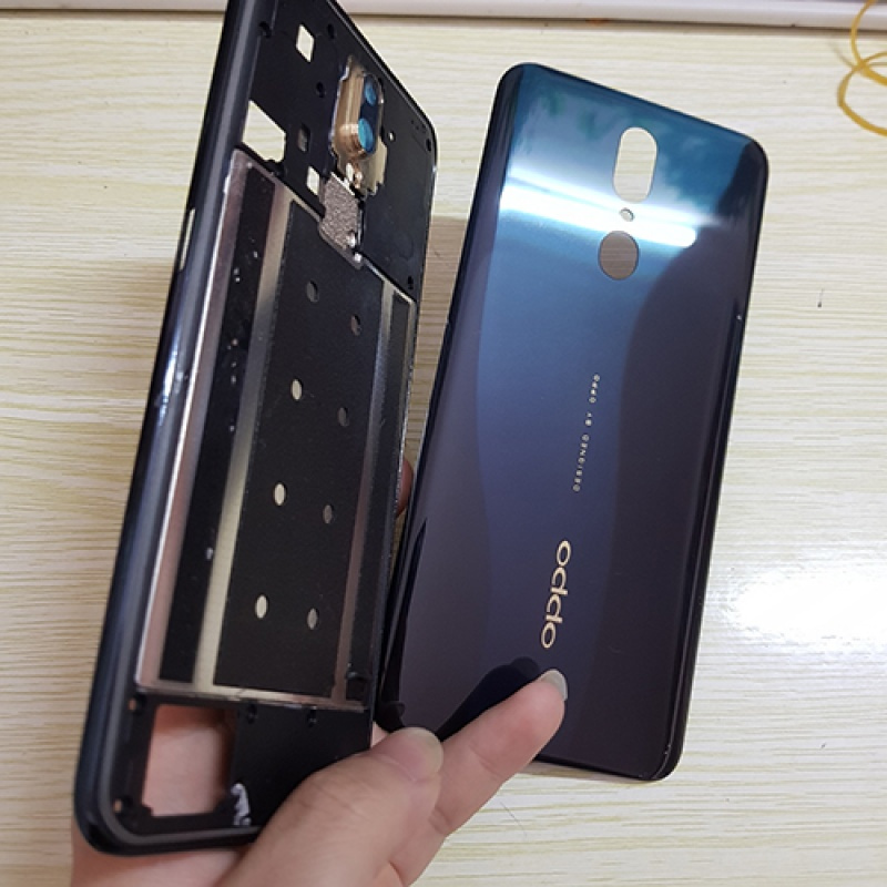 适用oppoa9手机外壳中框oppoa9x液晶中壳前屏框后盖电池盖后壳云母绿